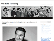 Tablet Screenshot of oldradioshows.org